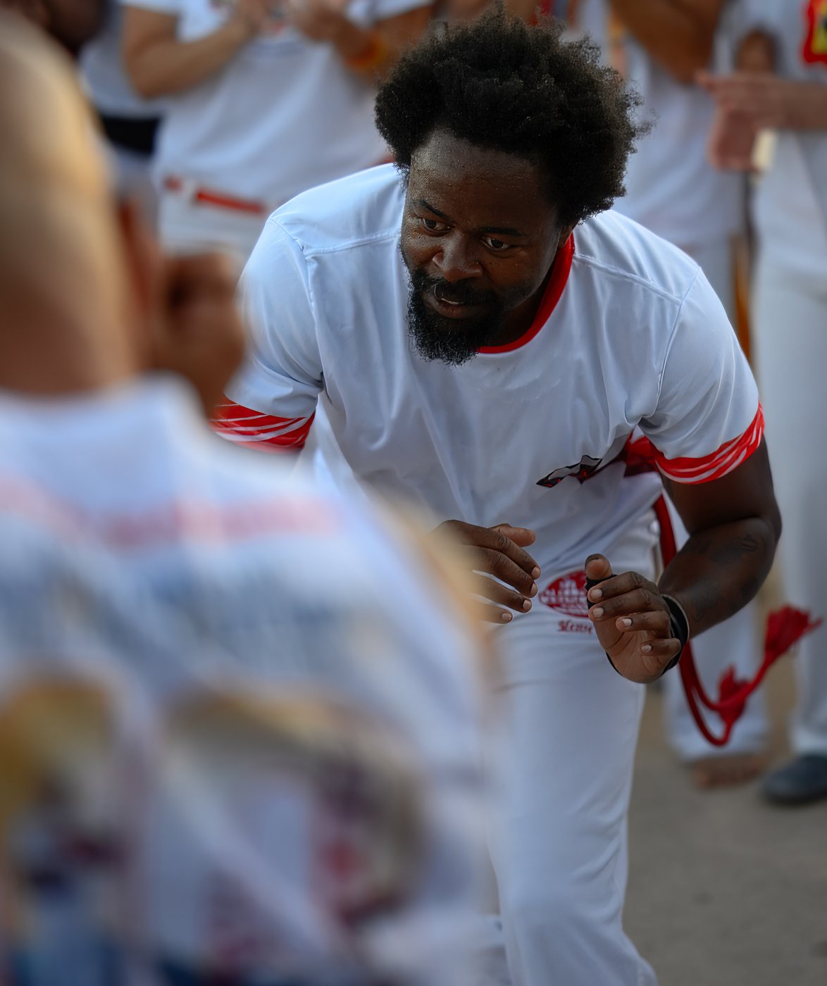 Capoeirista na roda